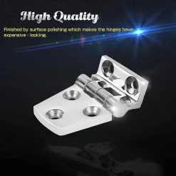 Charnière marine robuste pour armoire de pont, charnière marine en acier, charnière marine décalée côté court^Deko