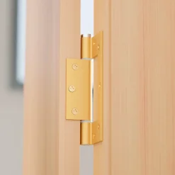 Charnière simple action à ressort, 150X40 mm, en aluminium anodisée or posée totalement en applique^Hardwarexchange Clearance