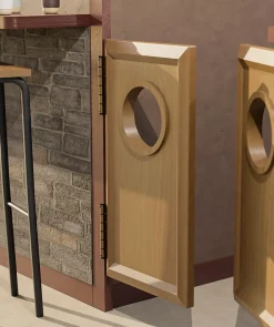 Charnière va et vient à ressort, 180X40 mm, en aluminium anodisée bronze, pour porte de 40 mm.-Hardwarexchange New