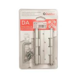 Charnière va et vient à ressort, 120X40 mm, en aluminium anodisée argent, pour porte de 40 mm.-Hardwarexchange Online