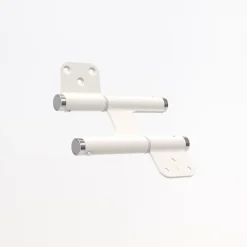 Charnière va et vient à ressort, 120X35 mm, mouvement 180 degrés, en aluminum Blanc, posée totalement en applique,^Hardwarexchange Online