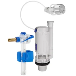 Chasse d'eau + robinet flotteur laiton SE 3/8 - 2", Bouton poussoir + câble-Fluidmaster Clearance