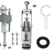 Chasse d'eau + robinet flotteur bas , double bouton poussoir + étrier^Flomasta Online