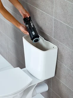 Chasse d'eau - 2", Double bouton poussoir + tige-Flomasta Discount