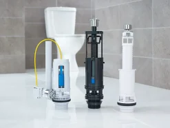 Chasse d'eau - 2", Double bouton poussoir + tige-Flomasta Discount