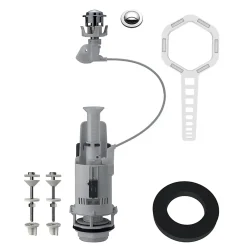 Chasse d'eau 2", double bouton poussoir + câble^Flomasta