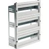 Chassis Modulaire 3 Rangées De 18 Modules Pour Armoire Polyester Pol5040 Profondeur 200mm-Ide Clearance