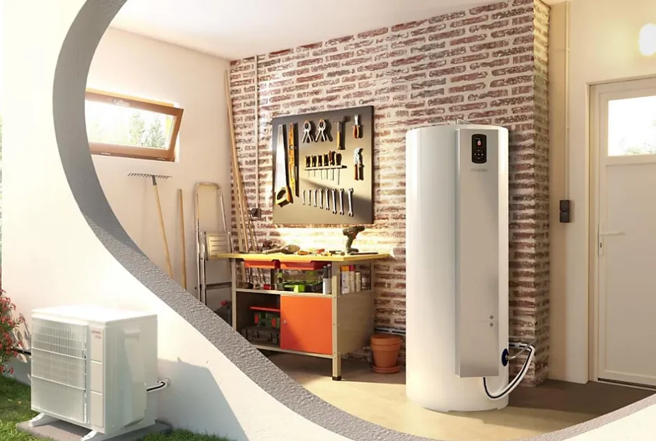 Chauffe eau thermodynamique CALYPSO connecté Split Inverter - Mural - capacité 200L-Atlantic Ecs Rad Sale