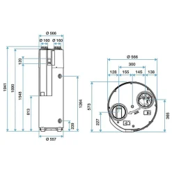 Chauffe-eau Thermodynamique T.Flow Hygro+-Aldes Online