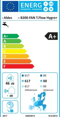 Chauffe-eau Thermodynamique T.Flow Hygro+-Aldes Online