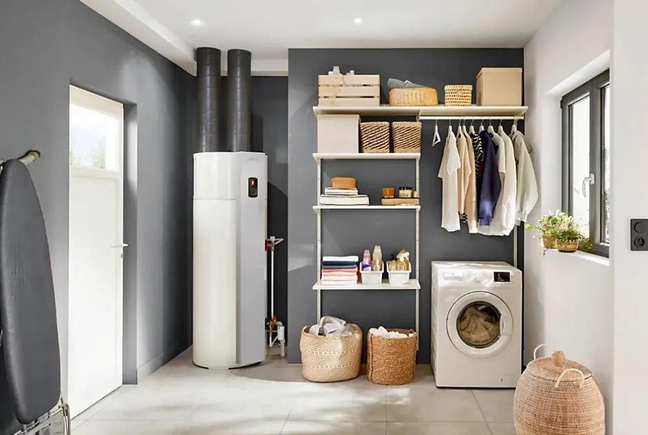 Chauffe-eau thermodynamique CALYPSO connecté vertical - Capacité 200L - Vertical sur socle - Dimensions (h x l x p) 1710x650x600-Atlantic Ecs Rad Online