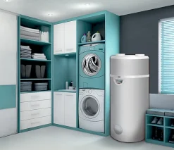 Chauffe-eau thermodynamyque EDEL - EDEL 270 Air D/2- SOL Chauffe-eau Thermodynamique 270L. Au Sol - Mono - Cuve inox^Auer Clearance