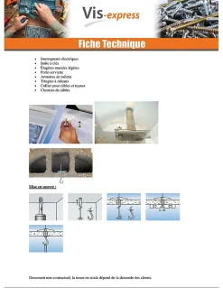 Cheville à bascule M6X100 Acier zingué KDH6 - 5 pièces-Fischer Clearance