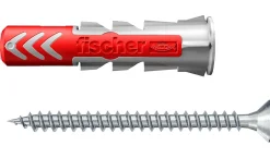 Cheville bi-matière avec vis DuoPower pour matériaux de construction 5x25 mm, 18 pièces-Fischer Online