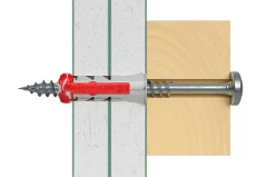 Cheville bi-matière avec vis DuoPower pour matériaux de construction 8x40 mm, 8 pièces-Fischer Hot