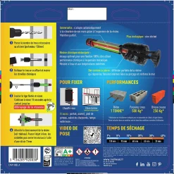 Cheville chimique de scellement M10 spéciale charge lourde , 4 pièces^Red Head Clearance