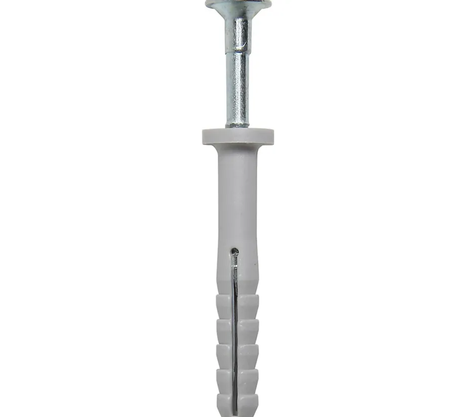 Cheville Clous Vis à Frapper , 6 x 40 mm, Boite de 200 (lot de 3)-Semin