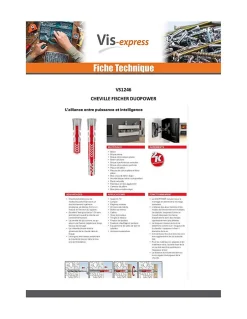 CHEVILLE DUOPOWER - CHEVILLE DUOPOWER 14X70-20/BTE-Fischer Online