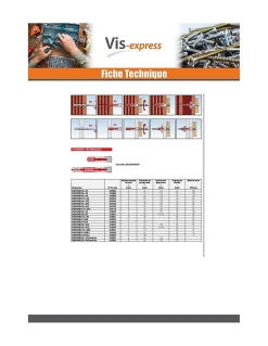 CHEVILLE DUOPOWER - CHEVILLE DUOPOWER 14X70-20/BTE-Fischer Online
