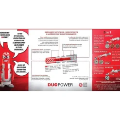 Cheville Duopower assortiment, 280 pièces-Fischer Online