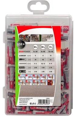 Cheville PROFI-Box Duopower, lot de 132-Fischer Best