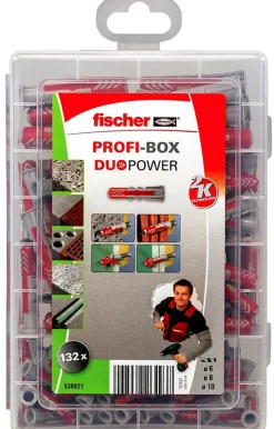 Cheville PROFI-Box Duopower, lot de 132-Fischer Best