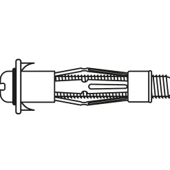 Cheville métal à expansion pour cloison creuse-Viswood Outlet