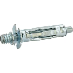 Cheville métallique et patte à vis M7/150 longueur 37 mm, lot de 10^Somatherm Outlet