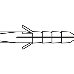 Cheville nylon matériaux plein-Viswood Clearance