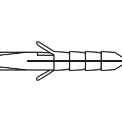 Cheville nylon matériaux plein^Viswood Hot