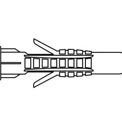Cheville nylon multi matériaux-Viswood Best