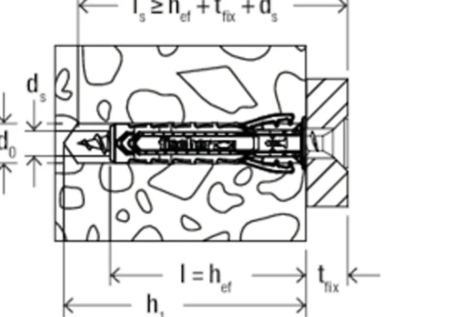 Cheville nylon pour matériaux pleins SX PLUS 14x70 mm, 4 pièces^Fischer Hot