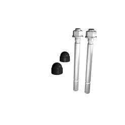 Cheville pour sol Prestio béton avec capuchon noir , lot de 2-Kordo New