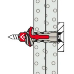 Cheville tous matériaux DuoPower FISCHER 10x80 avec vis - Boîte de 10 - 538247-O91 Online