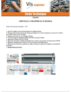 Chevilles à frapper EA II - Acier, électro zingué-48406 (boite de 25 pieces)^O91 Online