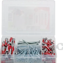 Chevilles profibox Duopower 160 pièces avec vis^Fischer Online