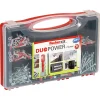 Chevilles multimateriaux Duopower + vis assortiment, 140 pièces^Fischer Discount
