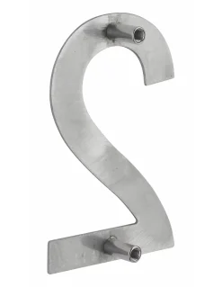 Chiffre 2 à visser, inox, H.100mm --Thirard Online