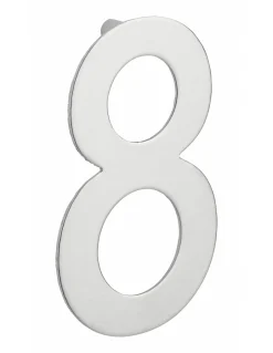 Chiffre 8 à visser, inox, H.100mm --Thirard Online