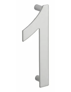 Chiffre 1 à visser, inox, H.100mm -^Thirard Discount