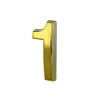 Chiffre 1 doré adhésif, ABS, H.50mm --Thirard New