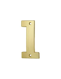 Chiffre 1, laiton, à visser, doré, H.51mm --Thirard Best