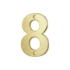 Chiffre 8, laiton, à visser, H.51mm, doré-^Thirard Discount