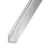 Cimaise aluminium brut 20 x 10 x 10 mm, 1 m-CQFD Sale