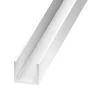 Cimaise PVC blanc 10 x 10 x 12 mm, 2,5 m^CQFD Sale