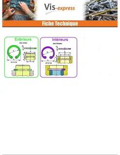 Circlip Extèrieur Inox Sur arbre Diamètre 8 - 10 pièces-Vis Express Best