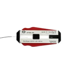 C.K T3756 Dénudeur compact pour fils PVC et PTFE 0,25 mm - butée réglable, lames trempées^V33 Clearance