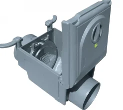 Clapet anti-retour PVC à coller avec niveau bulle diamètre 100-Outile Online