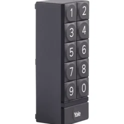 Clavier à code connecté noir compatible serrure connectée^Yale Best