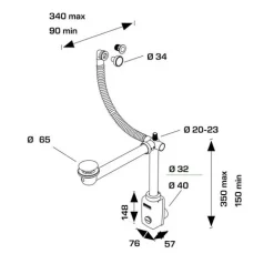 Clic-Clac Avec Siphon Gain De Place - Valentina-Kiamami Valentina Discount